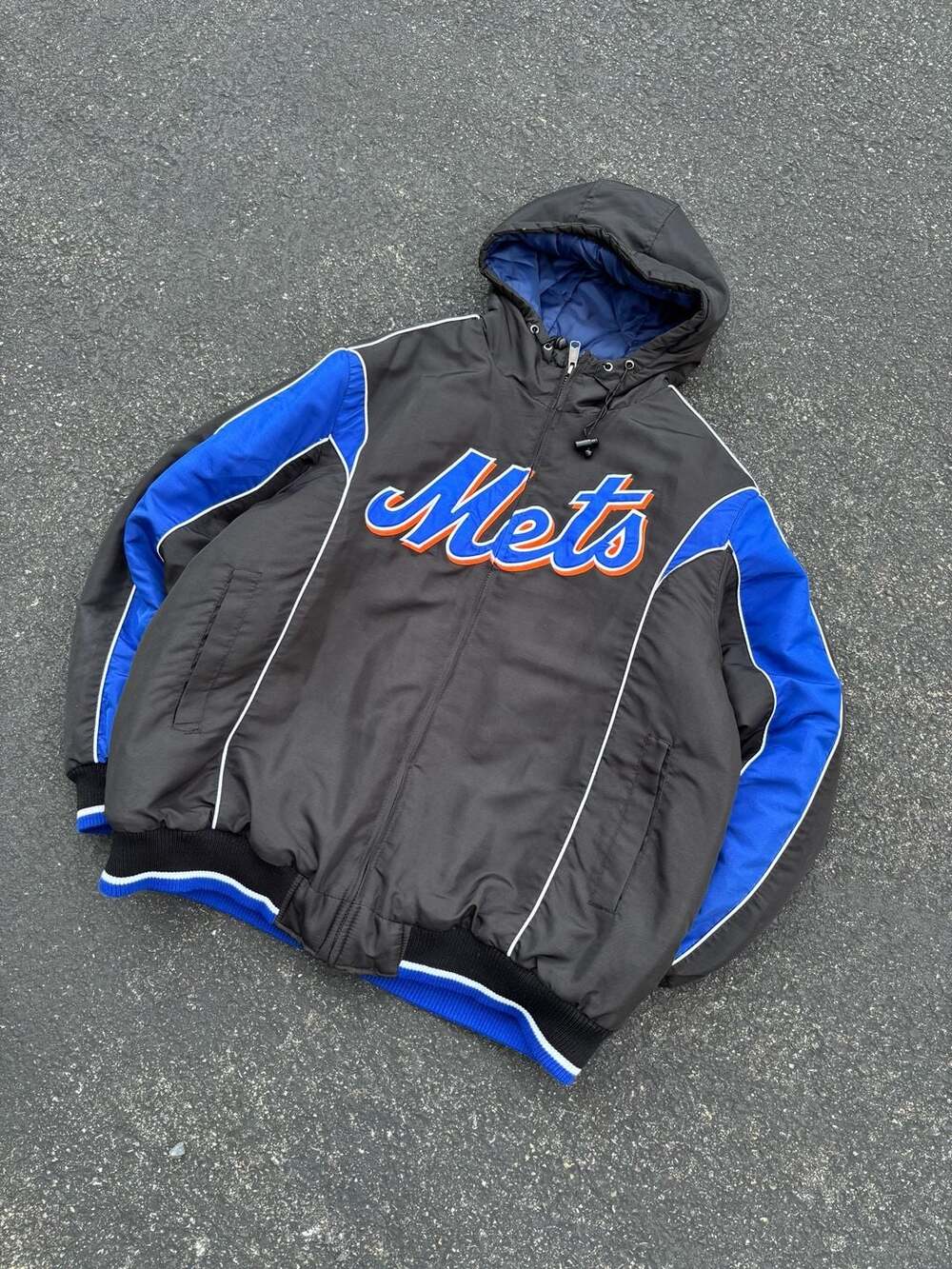 G-III Sports by Carl Banks New York Mets MLB Quilted Hooded Jacket